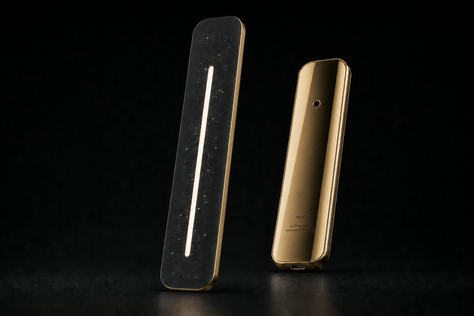 Polished-gold SA-NT V4.3 personal-finish appearance study